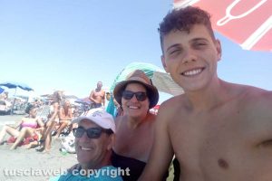 Gabriele Cristofari e i suoi nonni