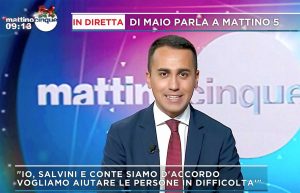 Luigi Di Maio a Mattino 5