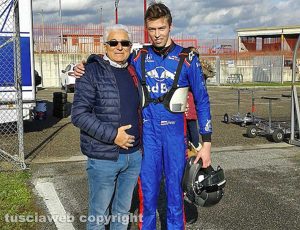 Motori - Daniil Kvjat al circuito di Viterbo