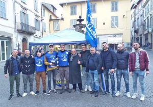 Viterbo - La Lega Giovani in piazza