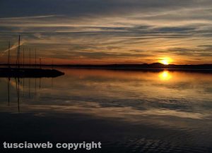 Tramonto a Bolsena