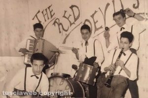Viterbo - Il gruppo musicale The red devils a metà degli anni Sessanta