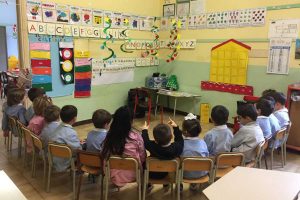 Soriano nel Cimino - I piccoli alunni dell'asilo di Sant’Eutizio