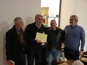 Da sinistra Davide Sabatini, Silvano Olmi, Massimo Lucioli ed Emiliano Ciotti