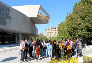 Roma - Gli studenti del liceo Midossi di Vignanello al Maxxi