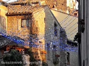 Viterbo - San Pellegrino - Le luminarie di Natale