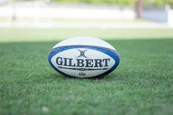 Un pallone da rugby