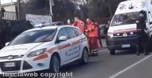 Montefiascone - Scontro auto - ciclista, un ferito