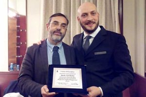 Ronciglione - Targa al merito artistico a Sesto Quatrini