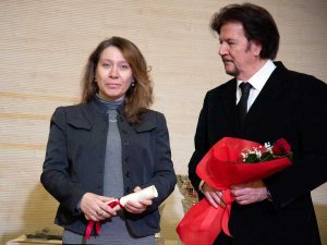 Una delle premiazioni di Roberta Mezzabarba