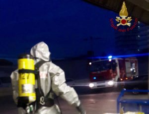 Padova - L'intervento dei vigili del fuoco
