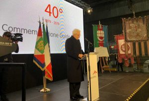 Genova - Il presidente Mattarella alla cerimonia a 40 anni dall'uccisione di Guido Rossa