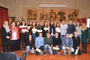 Tarquinia - Gli studenti premiati