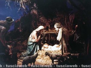 Viterbo - Anni ‘70 - Presepio nella Basilica di San Francesco