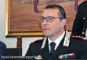 Giuseppe Palma, comandante provinciale dei carabinieri di Viterbo