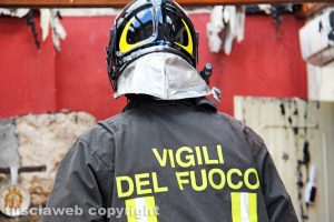 Vigili del fuoco in azione