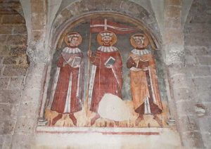 Un dipinto dei pittori aretini a Tuscania