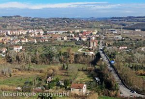Orte - Petignano e la zona artigianale