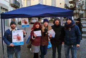 Viterbo - Befana tricolore - I volontari di Giovane Tuscia