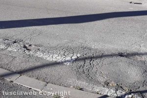 Viterbo - Strisce pedonali invisibili