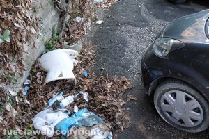 Viterbo - Rifiuti nel quartiere Murialdo