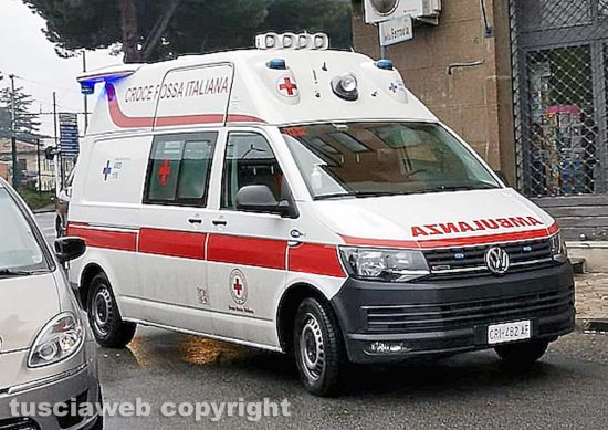 Un'ambulanza della Croce Rossa