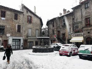 Maltempo - La neve a Bagnaia
