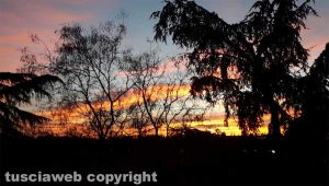 Viterbo - Tramonto di fuoco