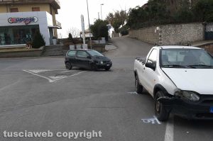 Montefiascone - L'incidente in via Dante Alighieri