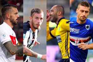 Sport - Calcio - Viterbese - Da sinistra: Valentini, Mignanelli, Luppi e Coda