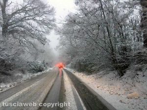 Maltempo - Neve sui Cimini