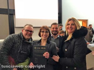 Viterbo - Maria Rita Bracci dottoressa con lode all'Unitus