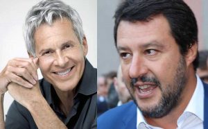 Claudio Baglioni e Matteo Salvini