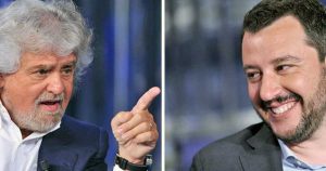 Beppe Grillo e Matteo Salvini