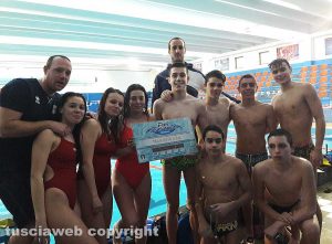 Nuoto - La squadra del team Orte premiata dalla Fin