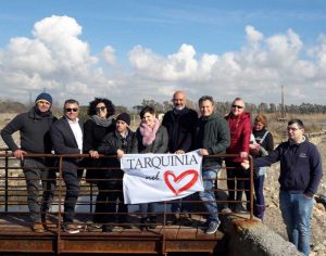 Tarquinia - Il sopralluogo di Pirozzi alle Saline