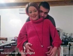 I neo genitori Matteo Brachino e Tania Donati
