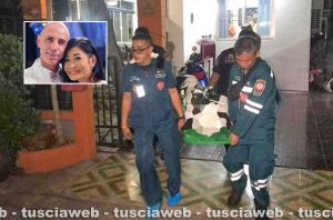 La casa della tragedia in Thailandia - Nel riquadro Stefano Brizioli con la moglie Kusuma Chumnan