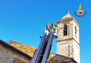 Siena - L'intervento dei vigili del fuoco