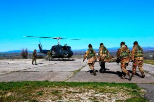 Le esercitazioni degli allievi marescialli