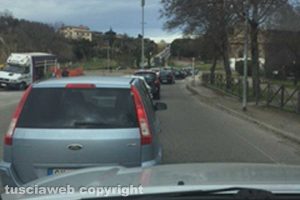 Viterbo - Disagi al traffico
