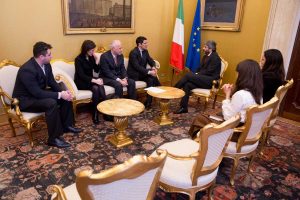 L'associazione nazionale comuni virtuosi con il presidente della Camera Roberto Fico
