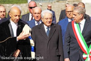 Viterbo - Il presidente della Repubblica all'Unitus