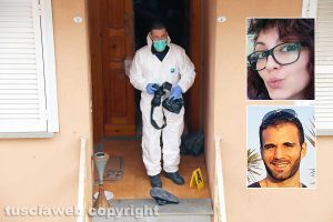 Ronciglione - I rilievi dei Ris - Nei riquadri: Maria Sestina Arcuri e Andrea Landolfi