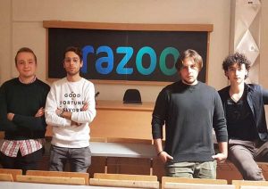 I quattro diciannoveni che hanno realizzato la start-up Razoo