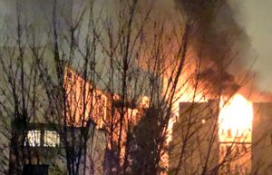 Parigi - L'incendio in un palazzo