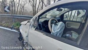 Montefiascone - L'incidente sulla Cassia
