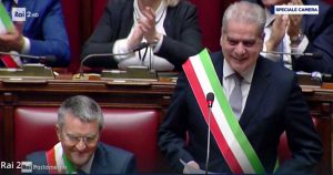 Roma - L'intervento del sindaco Giovanni Arena alla Camera