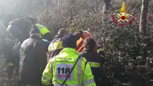 Trieste - L'intervento per soccorrere l'anziano