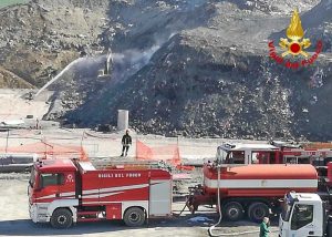Pesaro Urbino - L'intervento dei vigili del fuoco